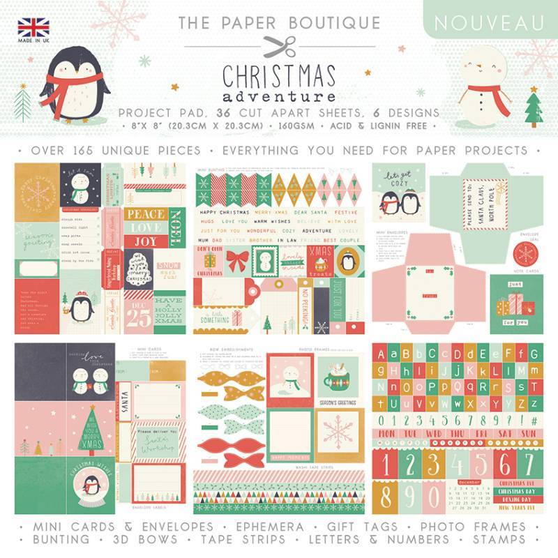 The Paper Boutique: Christmas Adventure 8x8' Project Pad
