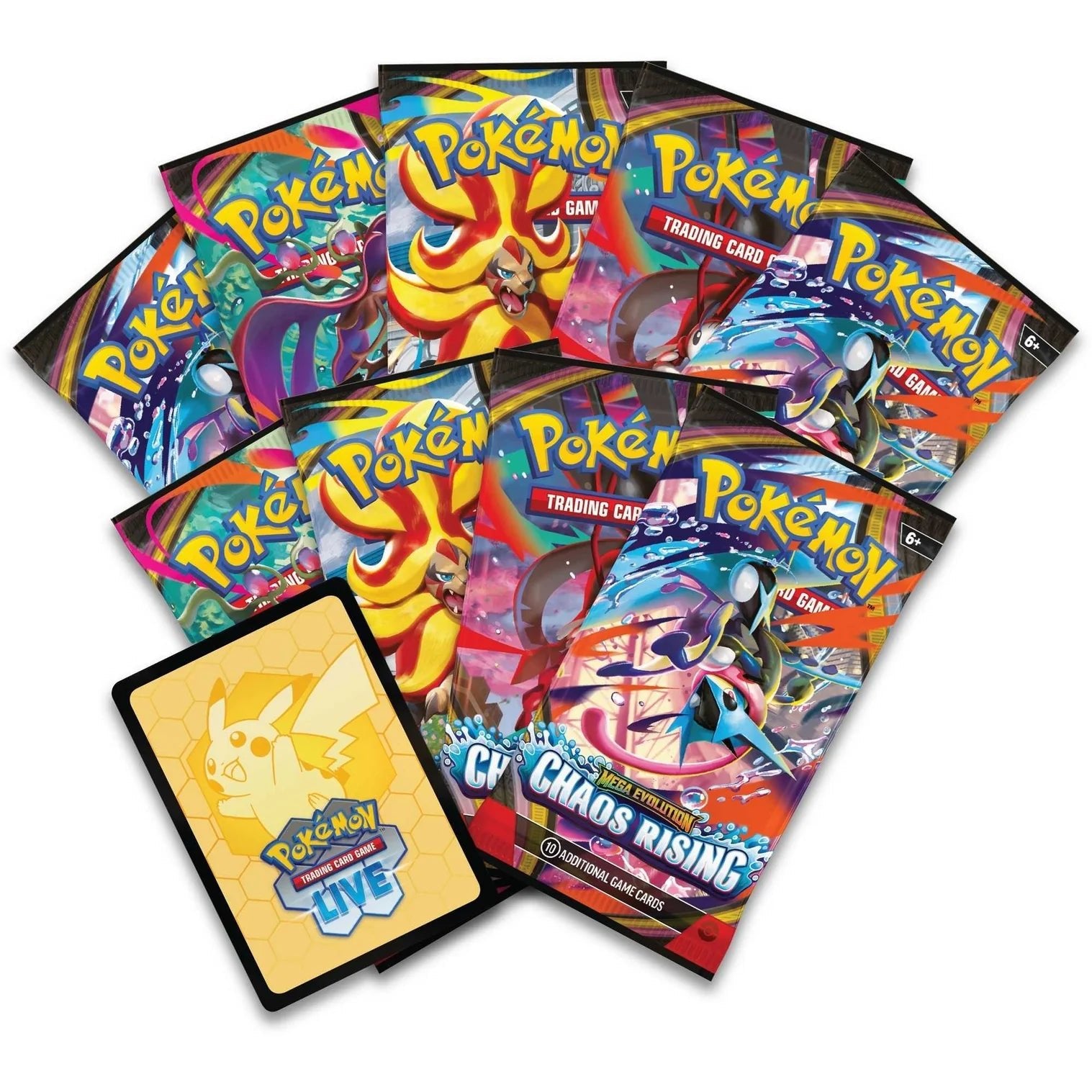 Pokemon TCG: Mega Evolution Chaos Rising - Elite Trainer Box | Buy Online from The Home Crafters