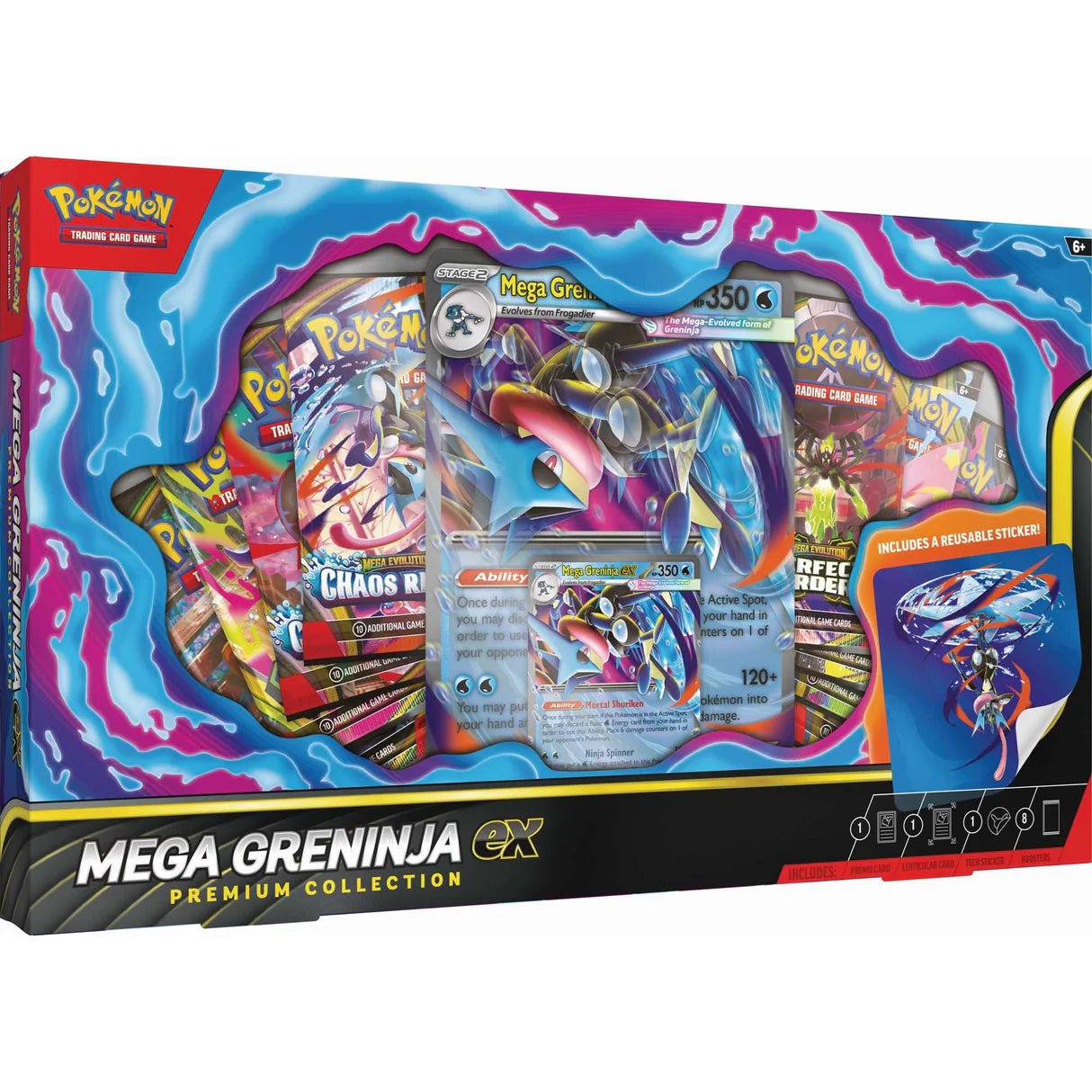 Pokemon TCG: Mega Greninja EX Premium Collection | Buy Online from The Home Crafters