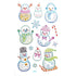 Festive Gem Stickers Sheet - Snowmen | Buy Online from The Home Crafters
