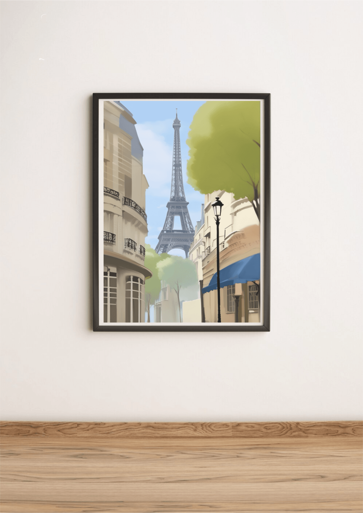 Paris Eiffel Tower Print | Romantic Parisian Wall Decor | Buy Online from The Home Crafters