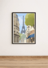 Paris Eiffel Tower Print | Romantic Parisian Wall Decor | Buy Online from The Home Crafters