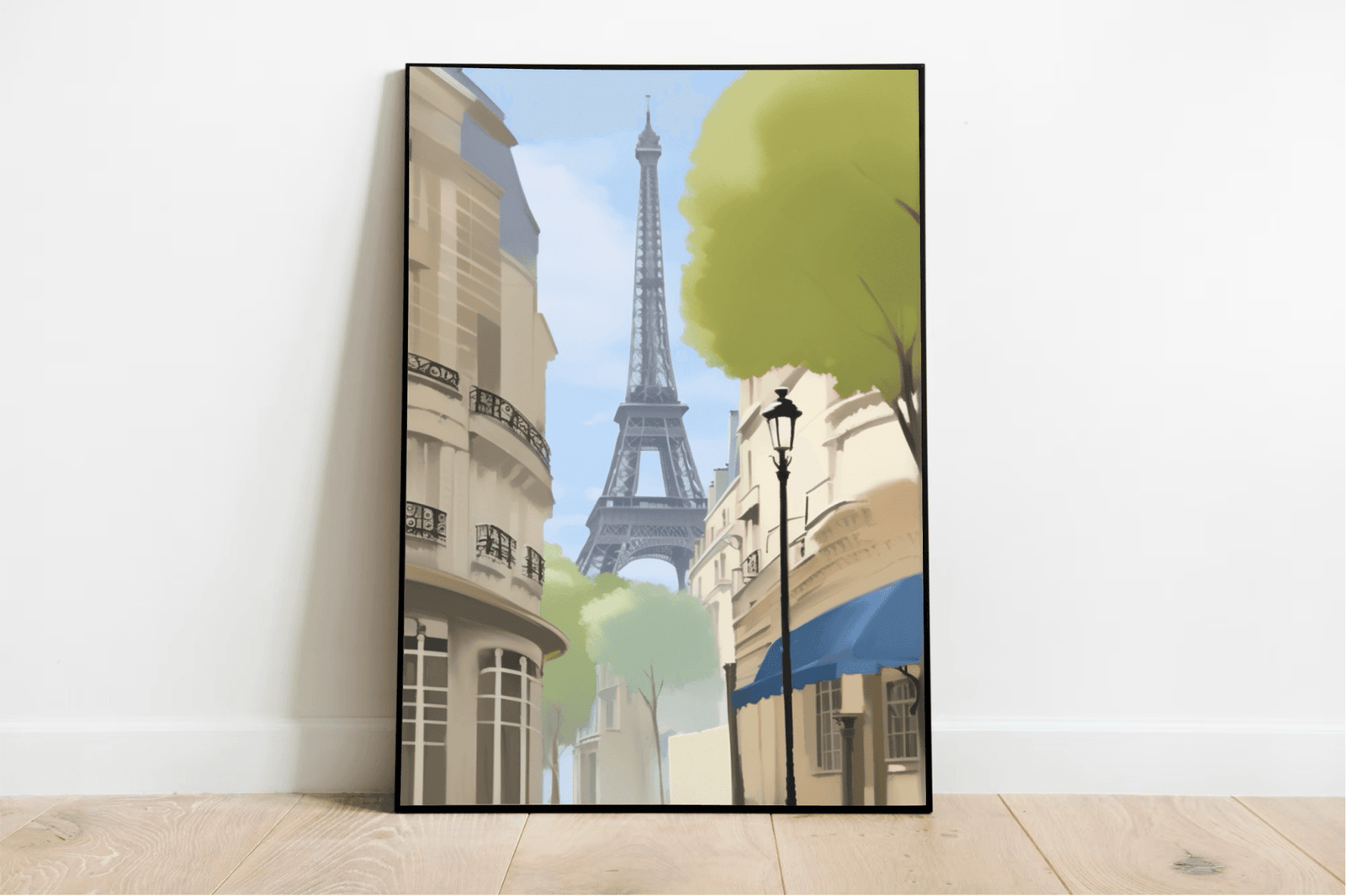 Paris Eiffel Tower Print | Romantic Parisian Wall Decor | Buy Online from The Home Crafters