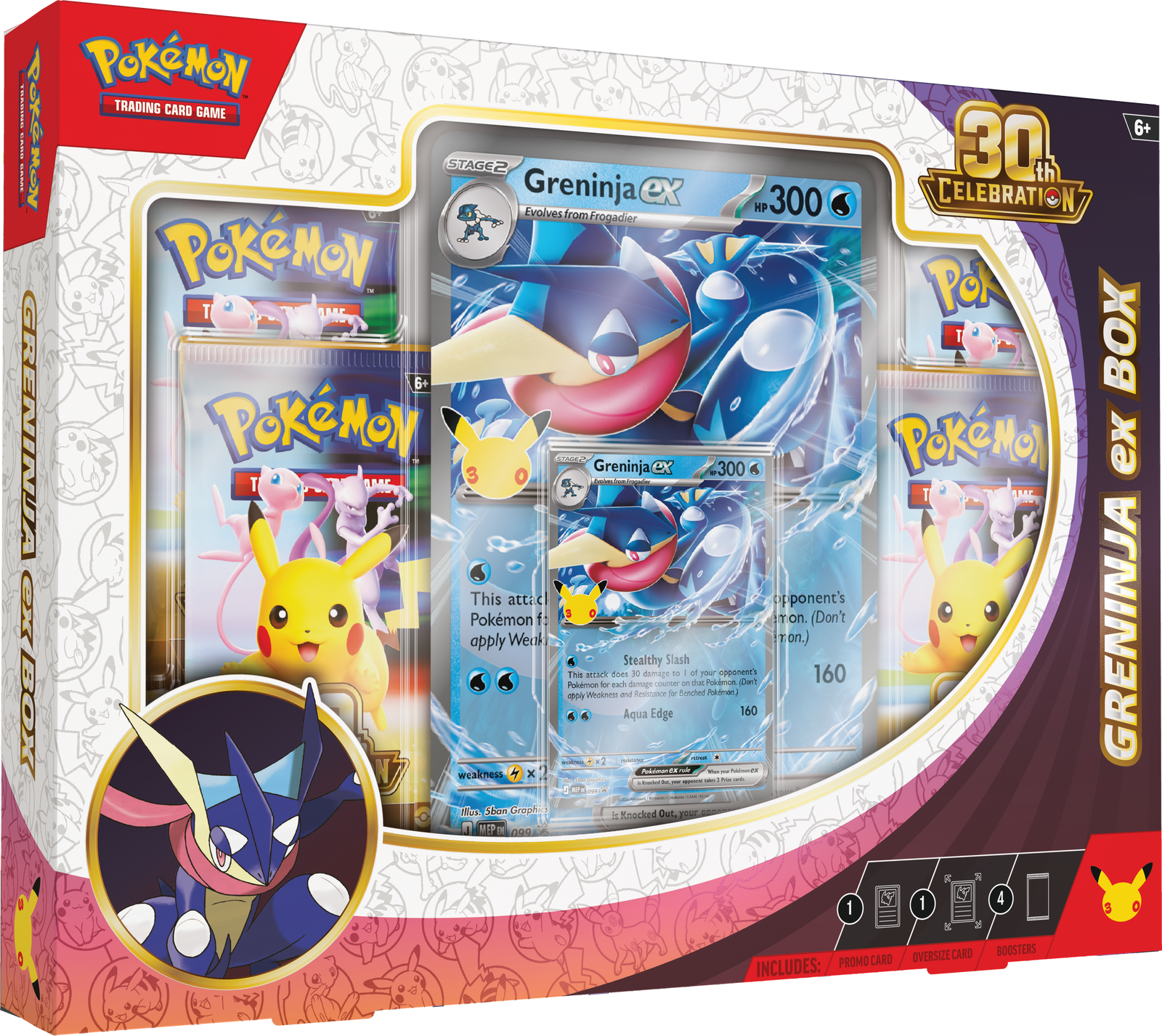 Pokemon TCG: 30th Celebration Greninja ex Box