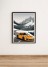 Alpine Drive Wall Art | Luxury Sports Car Print | A3 A4 A5 | Buy Online from The Home Crafters