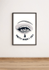 Pretty When I Cry – Emotional Eye Art Print | Buy Online from The Home Crafters