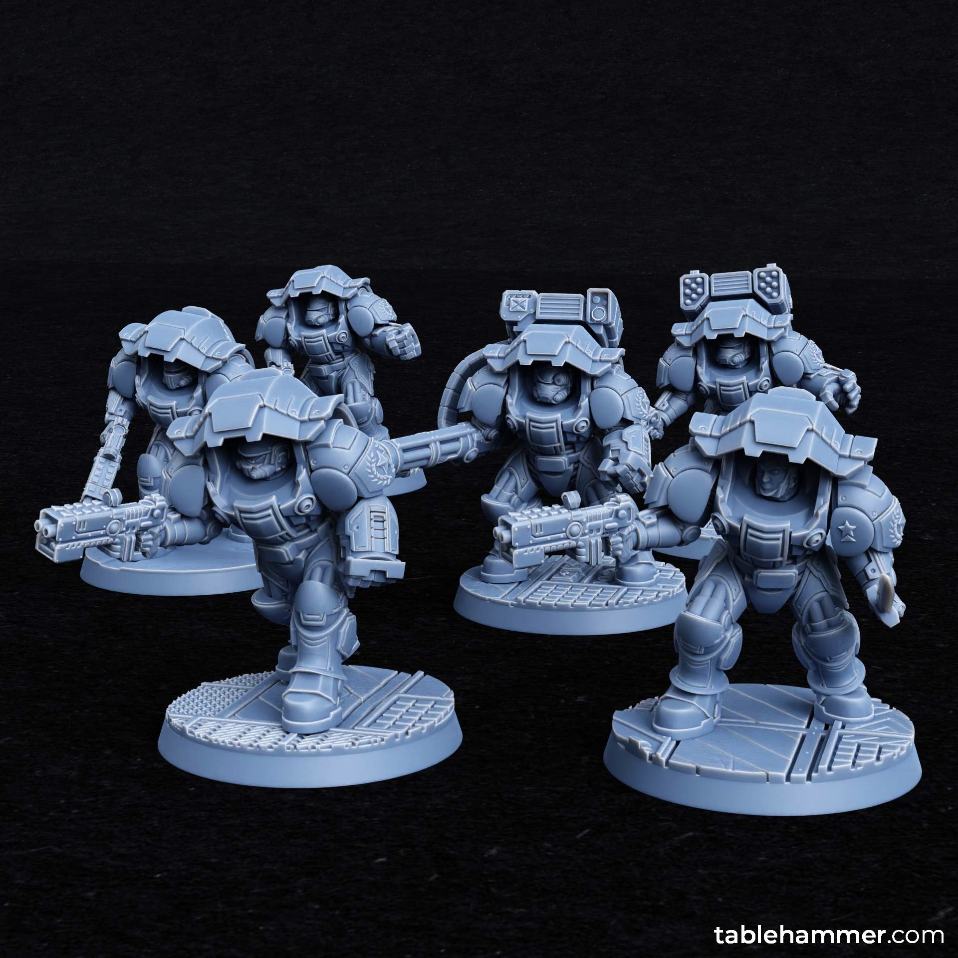 Myrmidon Armadillos - Ranged Superhuman heavy troops | Buy Online from The Home Crafters