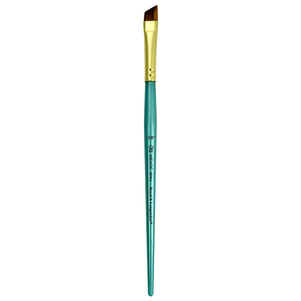 Menta Series 78: Synthetic Sable Paintbrush - Angular