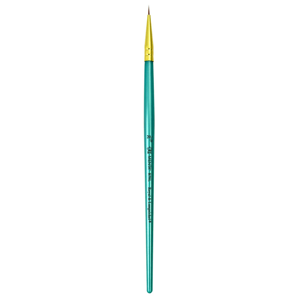 Menta Series 78: Synthetic Sable Paintbrush - Script Liner