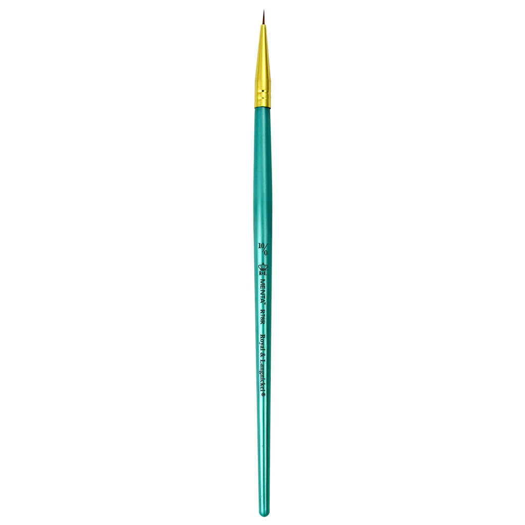 Menta Series 78: Synthetic Sable Paintbrush - Script Liner