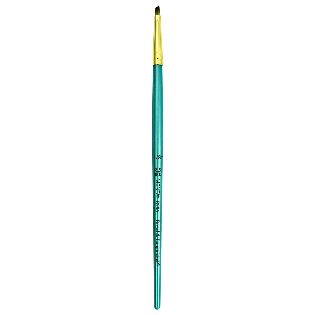 Menta Series 98: Synthetic Blend Paintbrush - Angular
