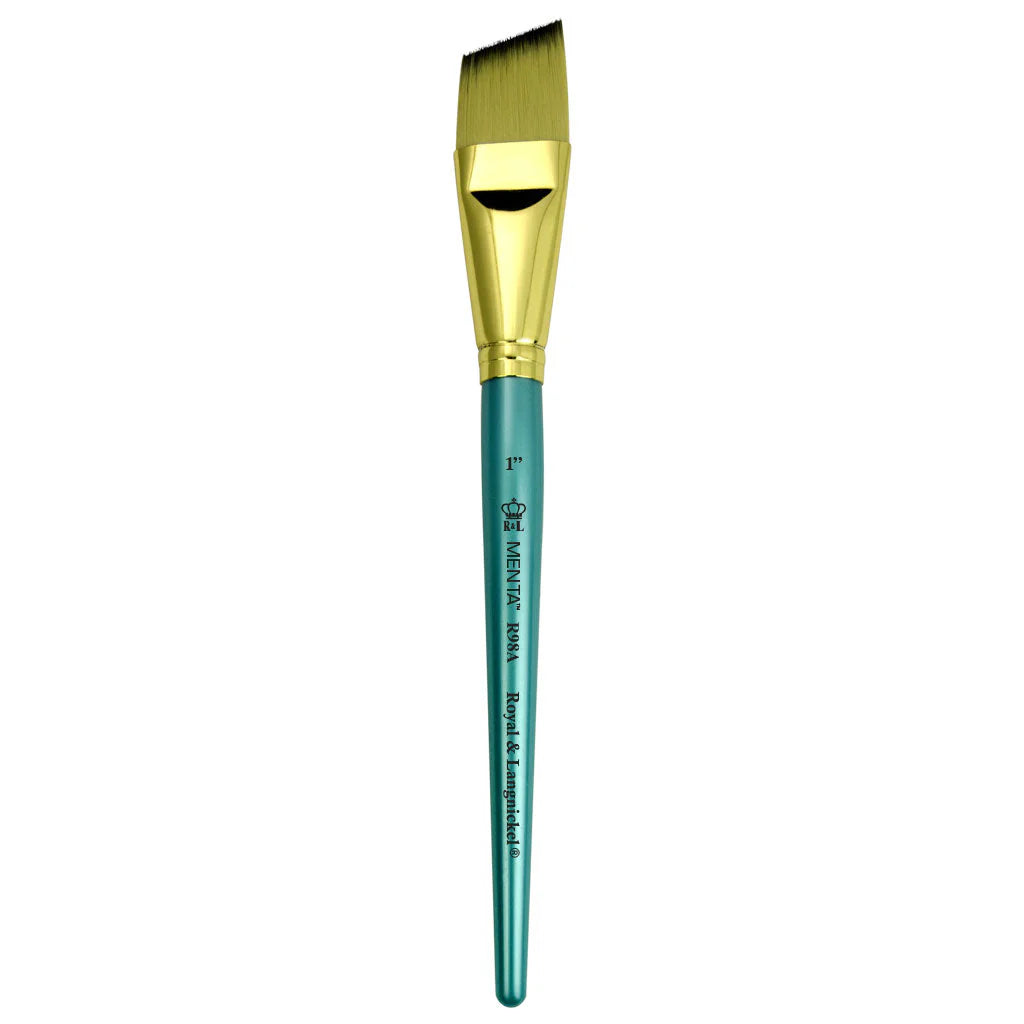 Menta Series 98: Synthetic Blend Paintbrush - Angular