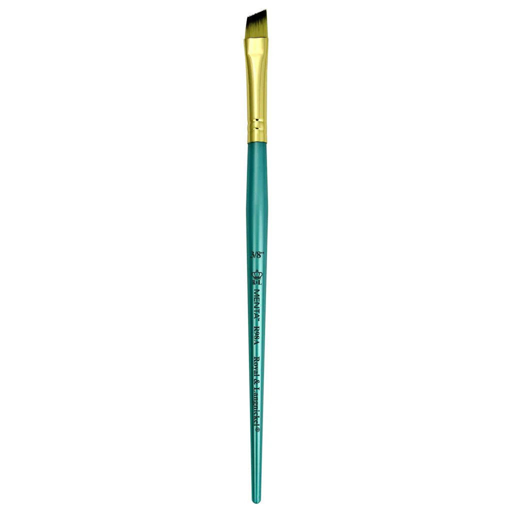 Menta Series 98: Synthetic Blend Paintbrush - Angular