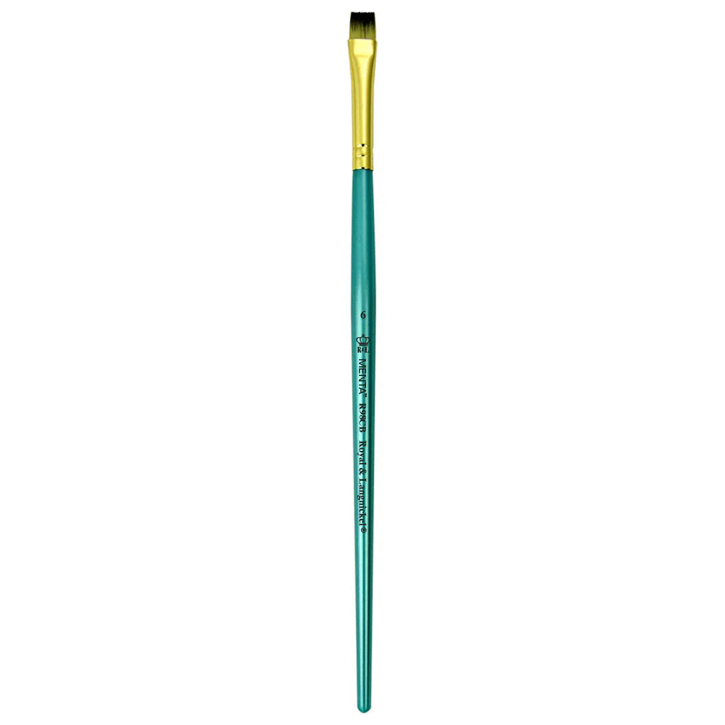 Menta Series 98: Synthetic Blend Paintbrush - Chisel Blender
