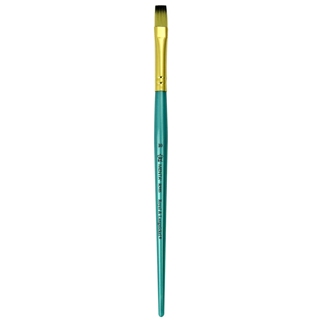 Menta Series 98: Synthetic Blend Paintbrush - Flat Shader