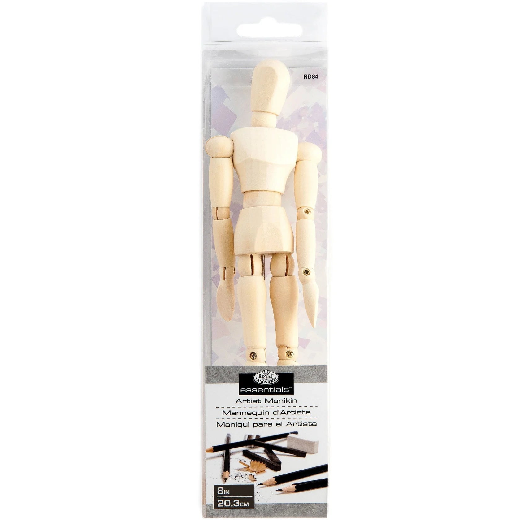 Royal & Langnickel 8" Wooden Manikin | Buy Online from The Home Crafters