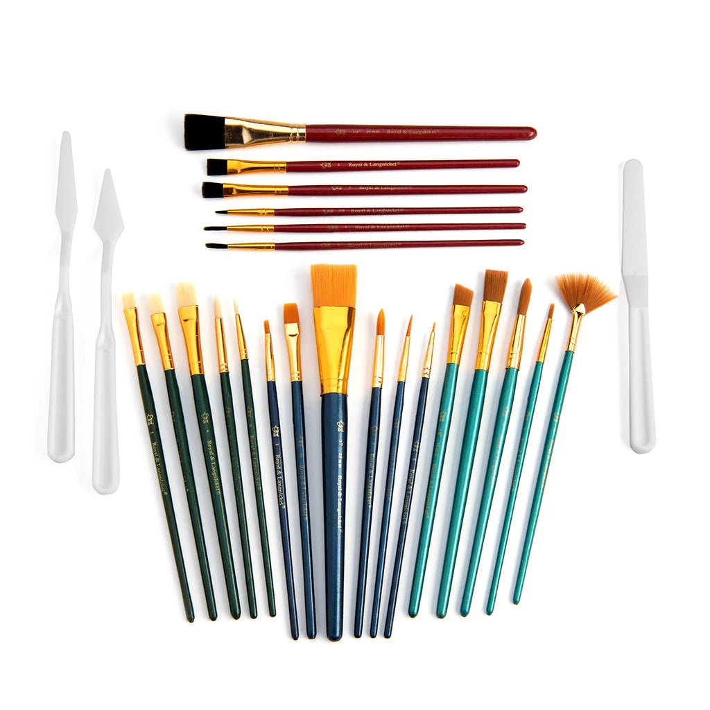 Royal & Langnickel Variety Combo Value Brush & Tool Set - 25pc | Buy Online from The Home Crafters