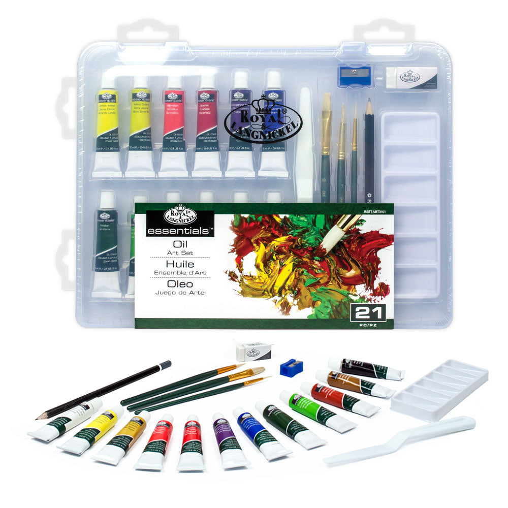 Royal & Langnickel 21pc Clearview Art Set - Oil Colour