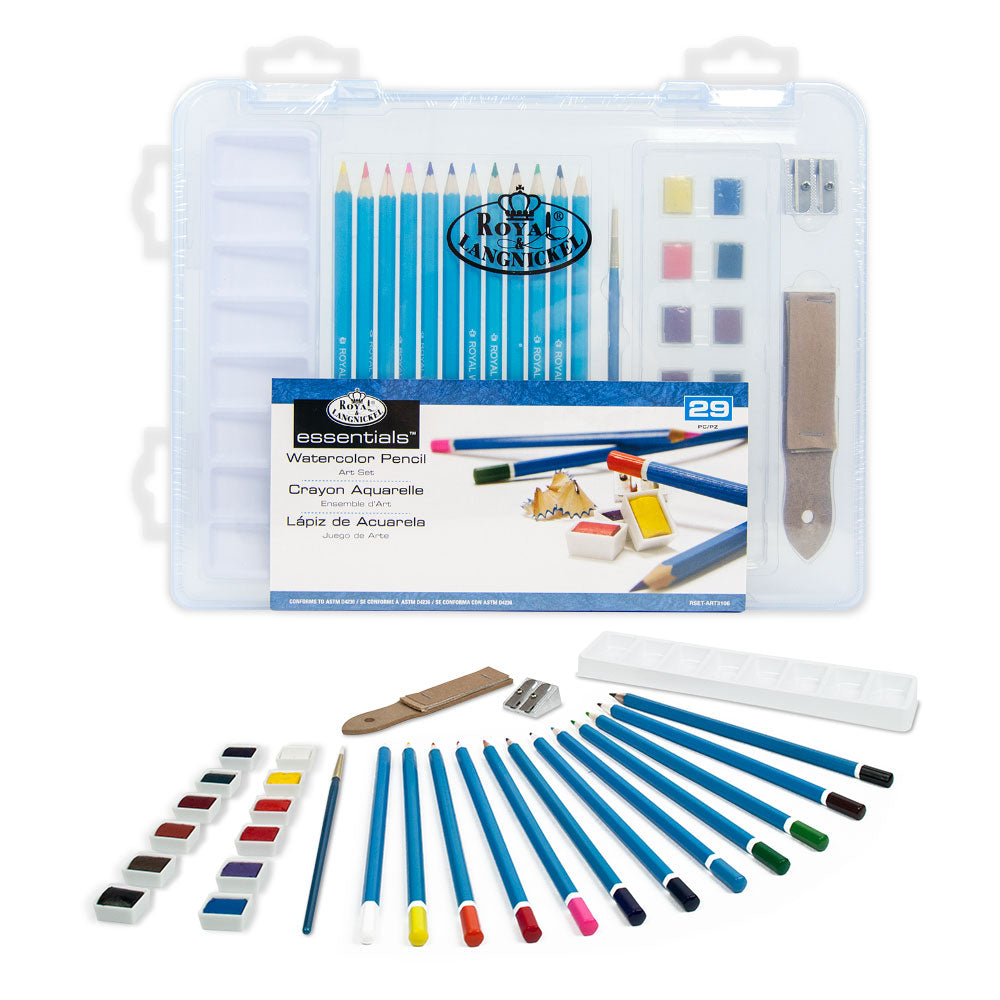 Royal & Langnickel 29pc Clearview Art Set - Watercolour