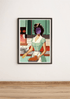 Cosmic Homemaker Print | Retro Space Wall Art A3 A4 A5 | Buy Online from The Home Crafters