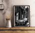 Luxury Black Car Wall Art | Elegant Vehicle Poster A3 A4 A5 | Buy Online from The Home Crafters