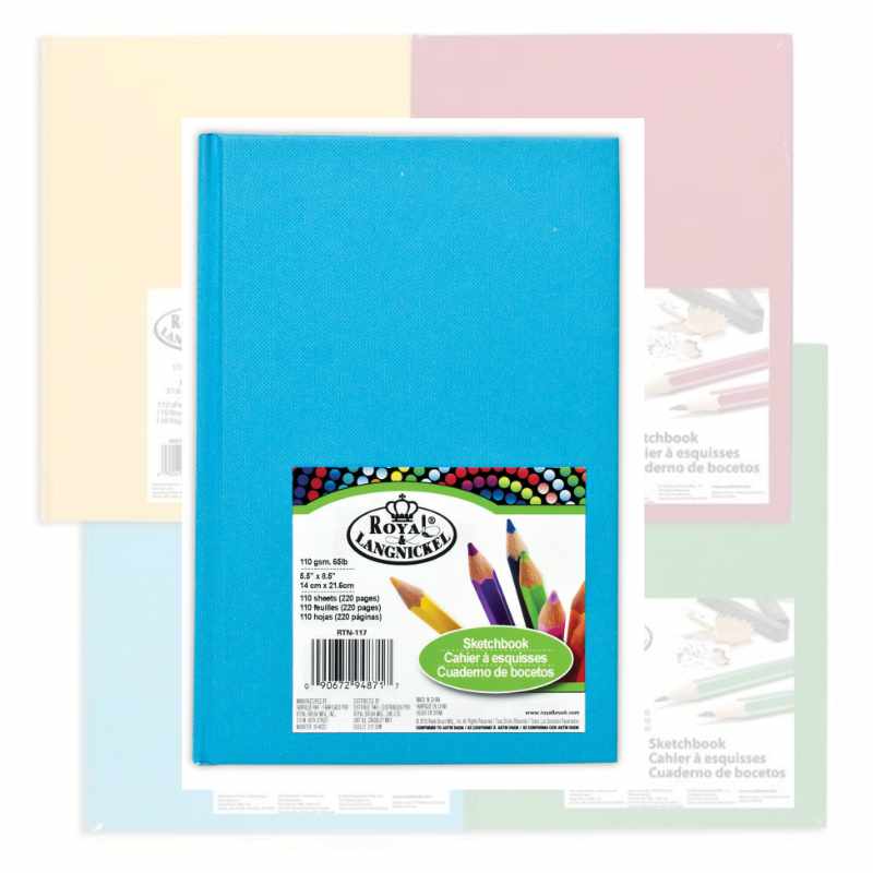 Royal & Langnickel Casebound Layflat Sketch Book - 8.5x11'