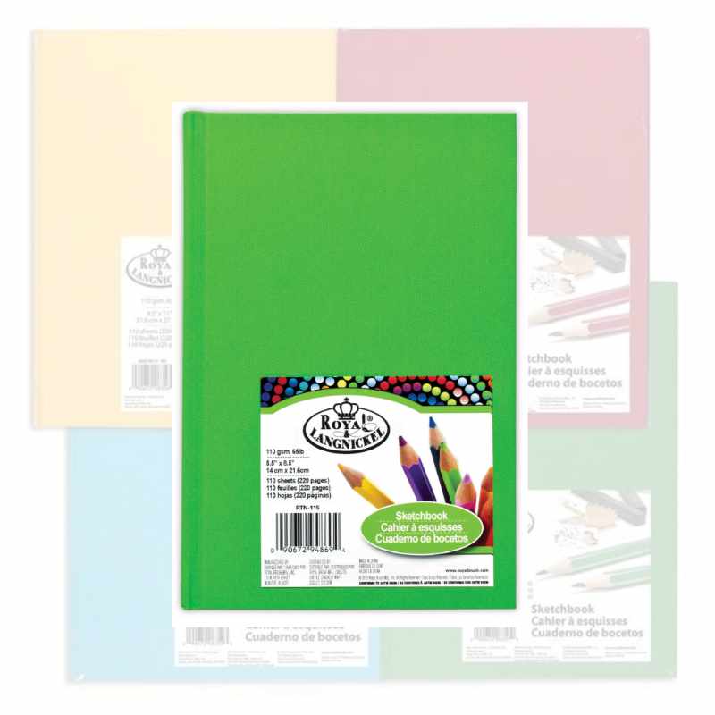 Royal & Langnickel Casebound Layflat Sketch Book - 8.5x11'