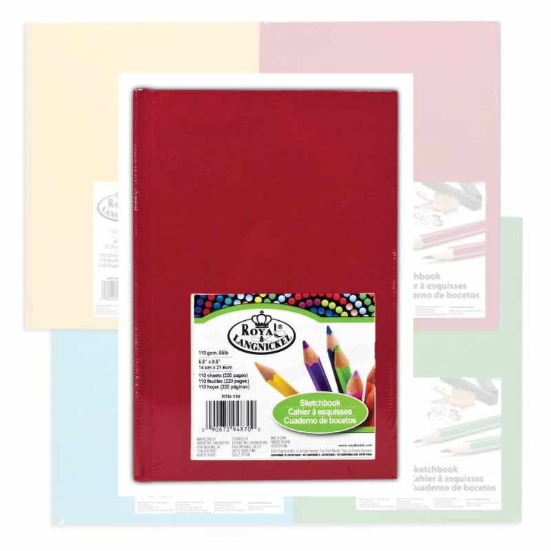 Royal & Langnickel Casebound Layflat Sketch Book - 8.5x11'