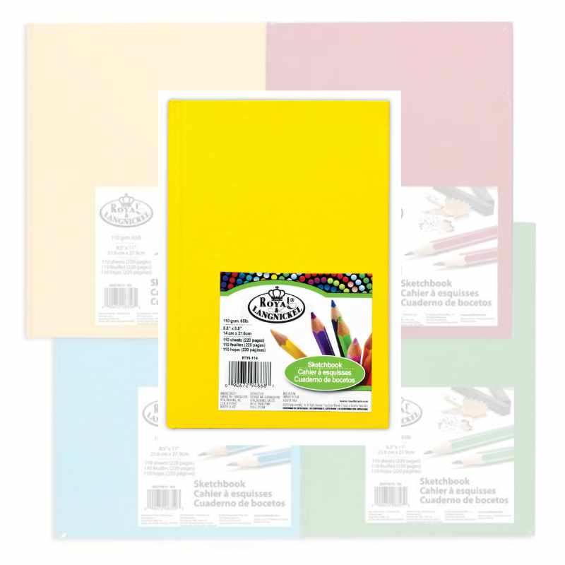 Royal & Langnickel Casebound Layflat Sketch Book - 5.5x8.5'