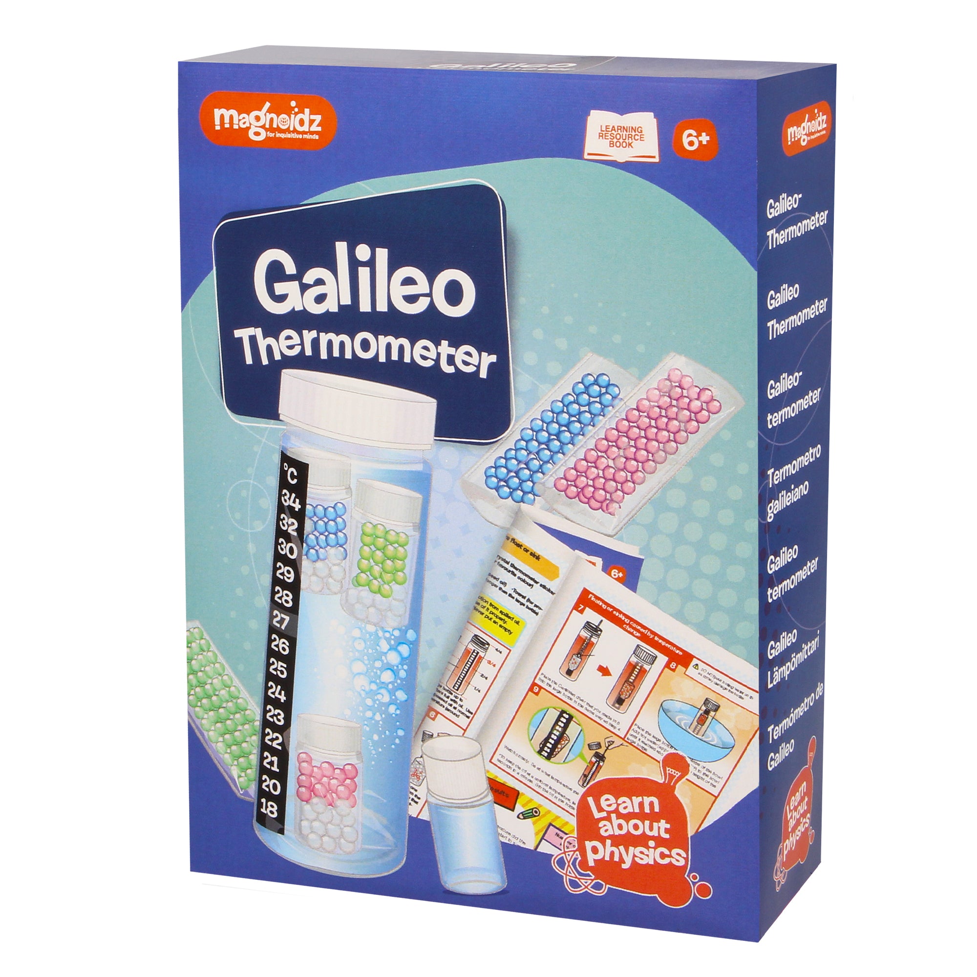 Magnoidz Galileo Thermometer Science Kit