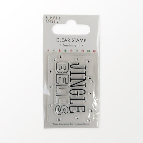 Simply Creative Clear Christmas Stamp - Jingle Bells