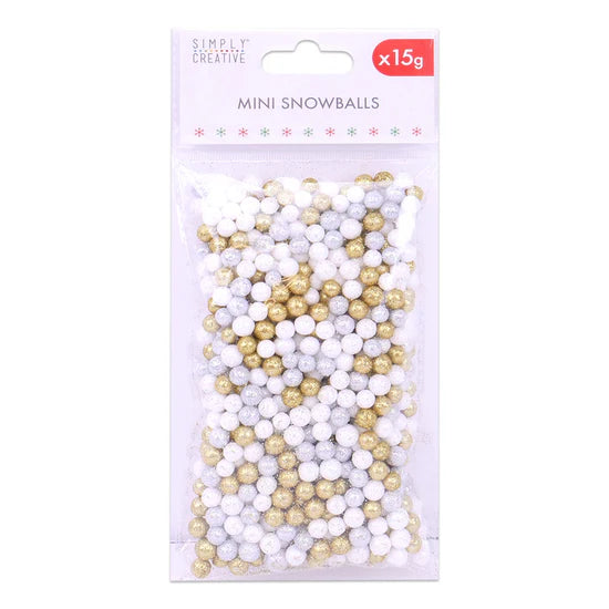 Simply Creative Mini Snowballs - 15g