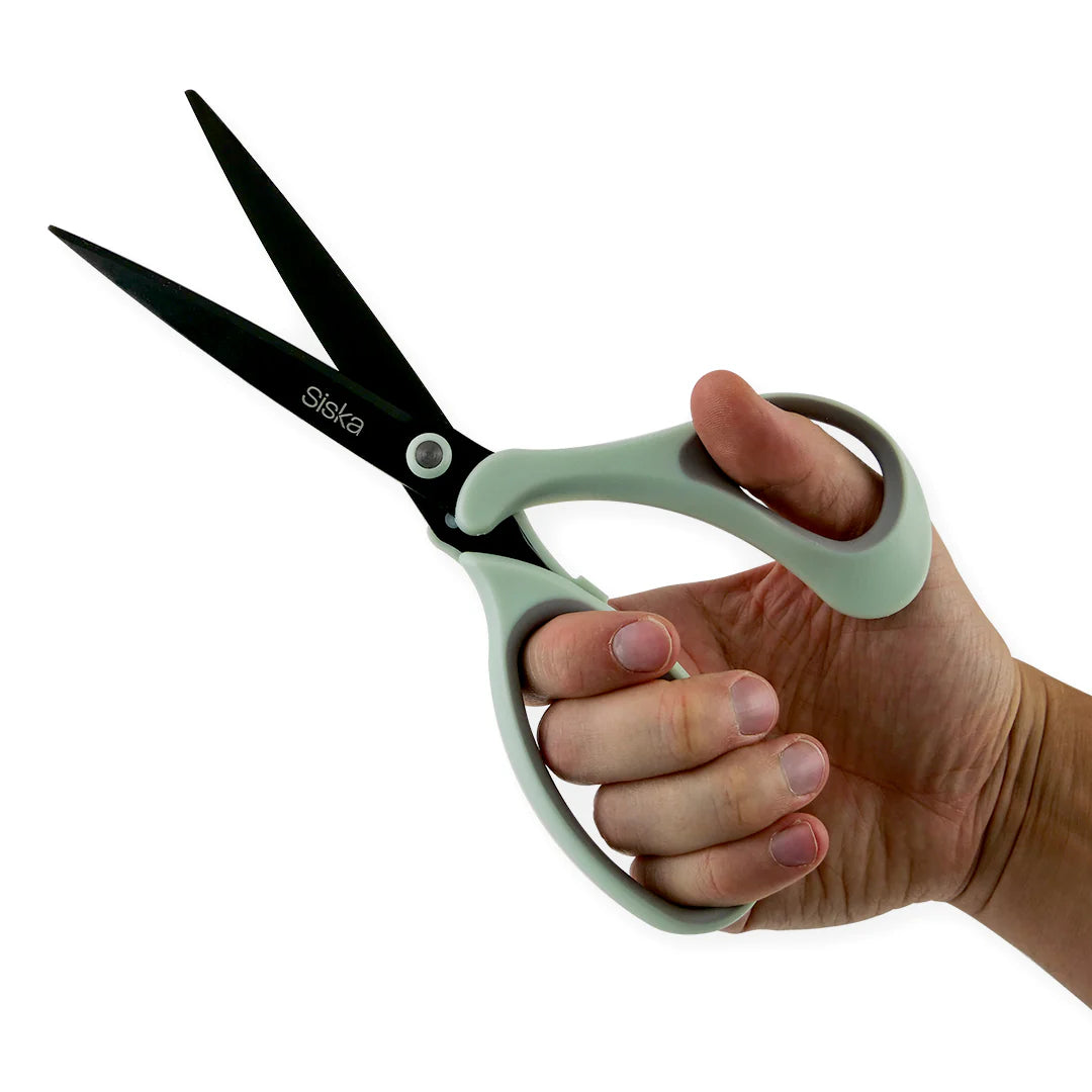 Siska Premium Gun Metal Titanium Coated Craft Scissors - 8'