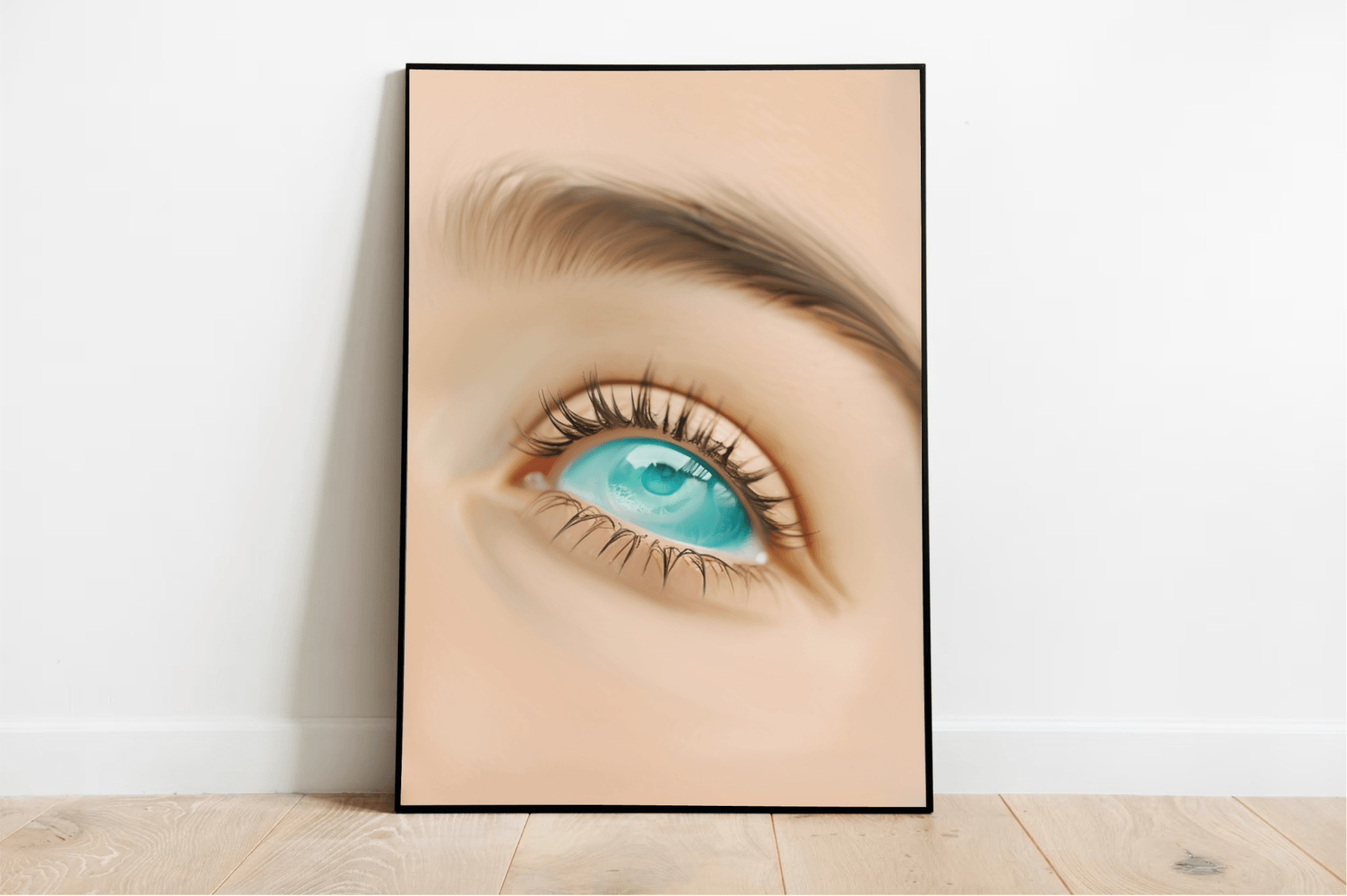 Sea - Gaze Art Print | Ocean Eye Spiritual Wall Art A3 A4 A5 | Buy Online from The Home Crafters
