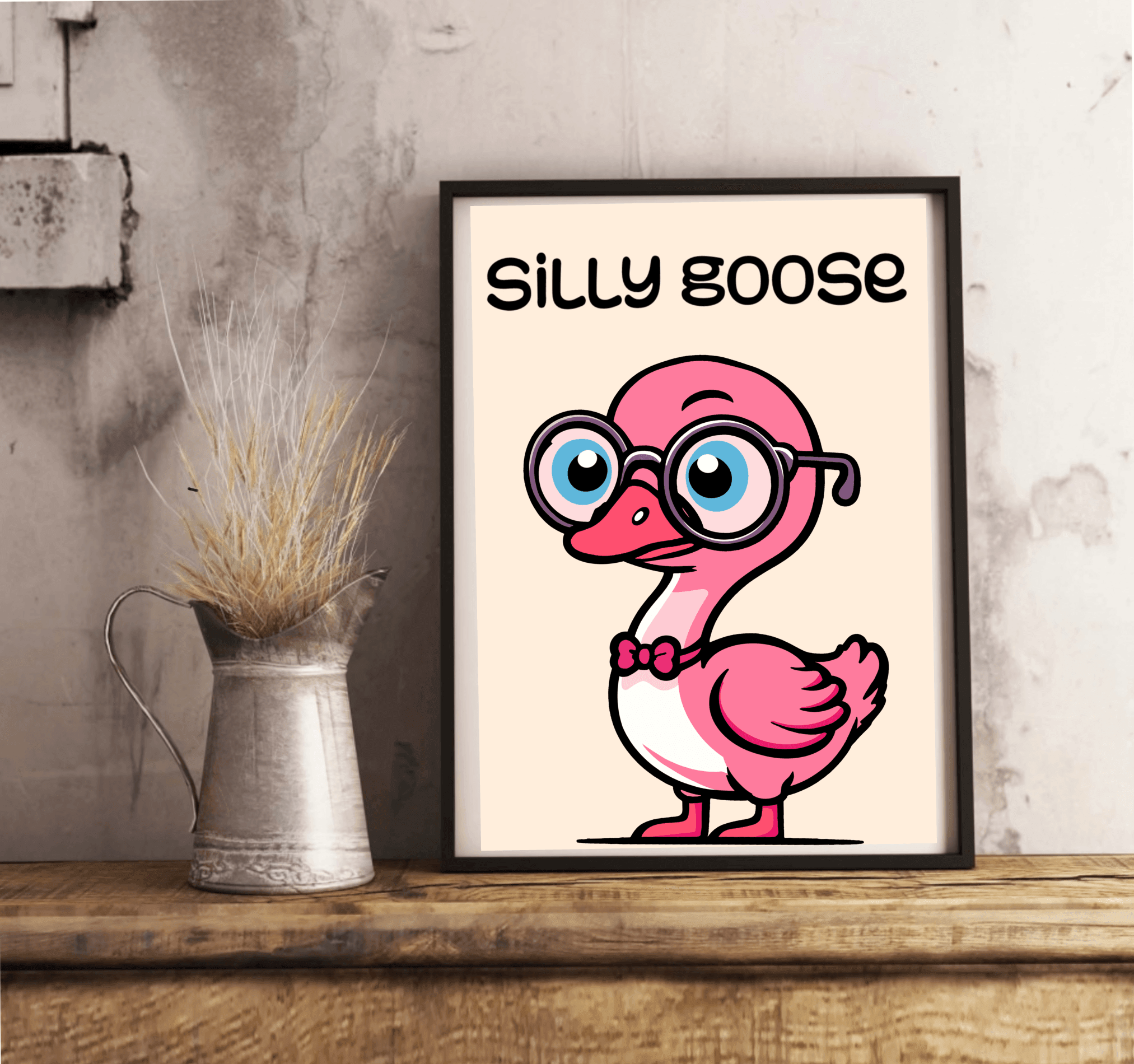 Silly Goose Print | Buy Online from The Home Crafters