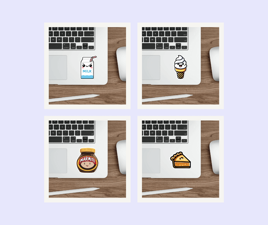 Fun & Tasty Food Sticker Bundle | Buy Online from The Home Crafters
