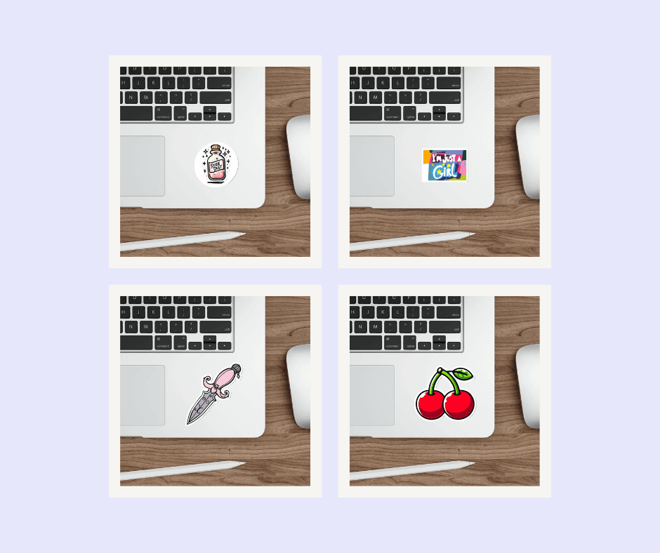 Girl Power Sticker Bundle – Dagger, Cherries, Pixie Dust | Buy Online from The Home Crafters