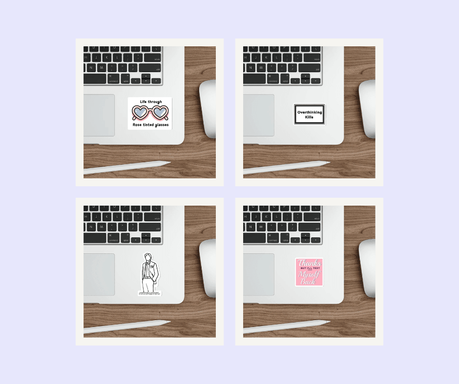 Funny Witty Quote Sticker Pack – Sass & Satire Vinyl | Buy Online from The Home Crafters