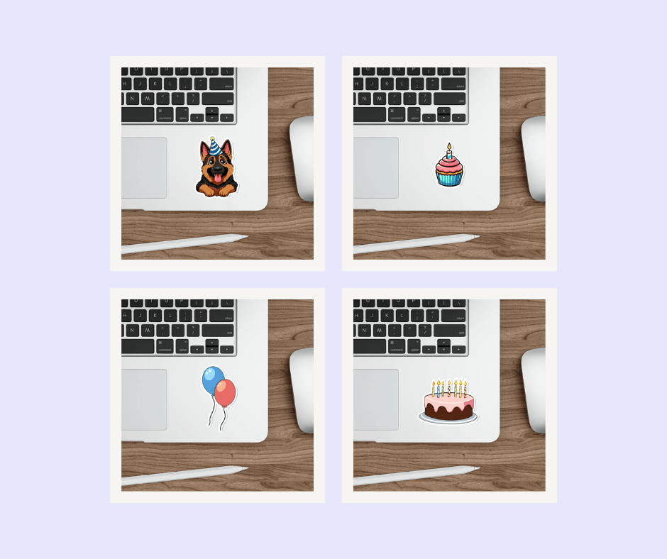 Birthday Celebration Sticker Bundle | Buy Online from The Home Crafters