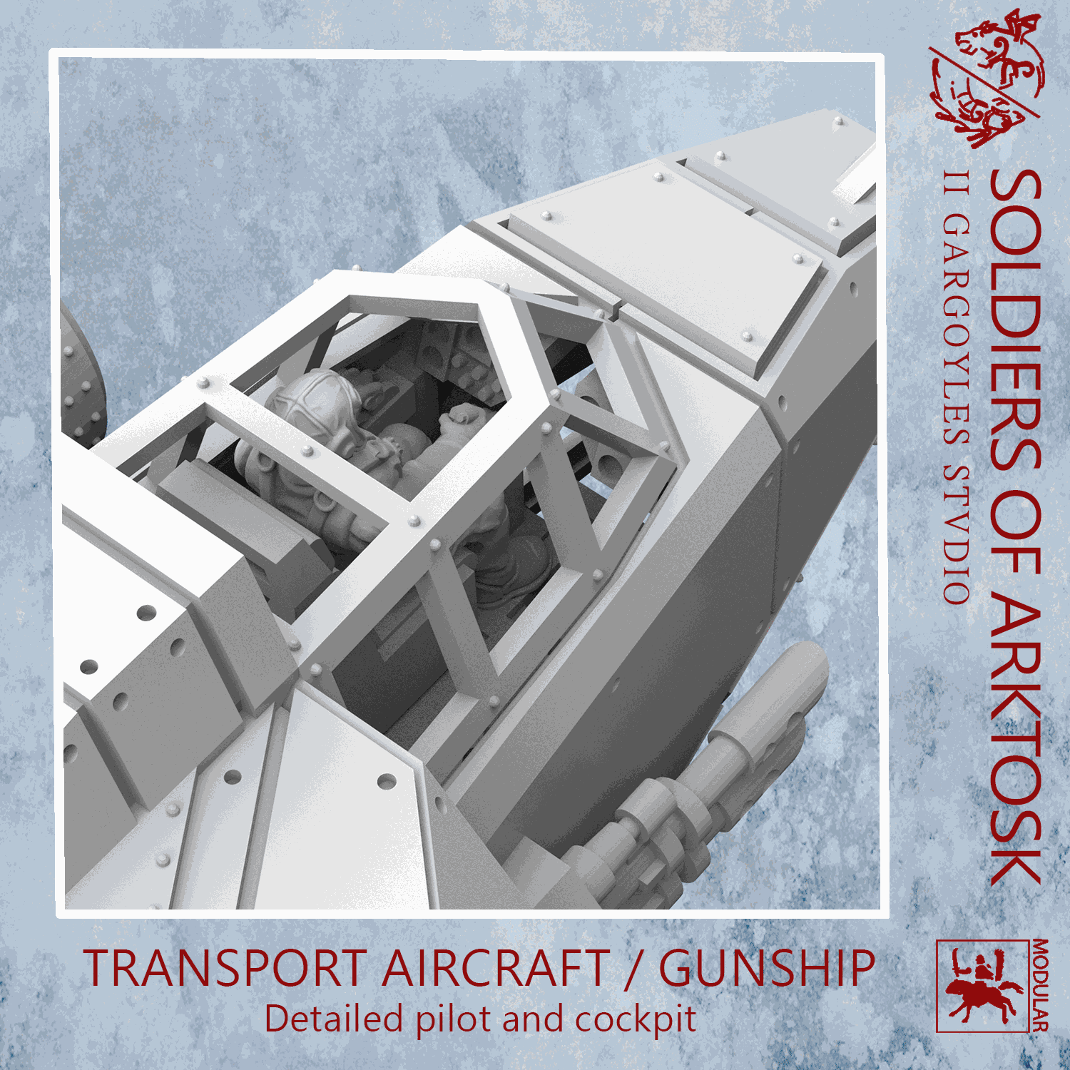 Soldiers of Arktosk Gunship | Buy Online from The Home Crafters