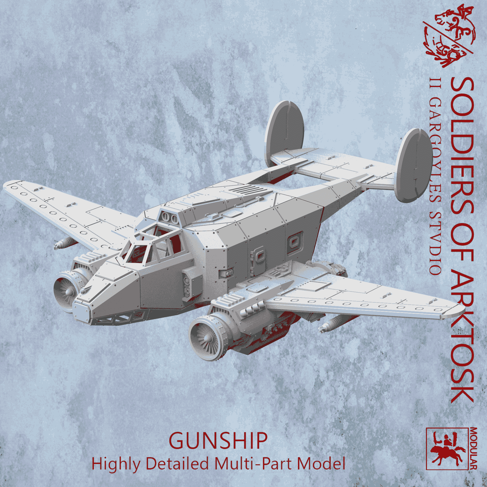 Soldiers of Arktosk Gunship | Buy Online from The Home Crafters