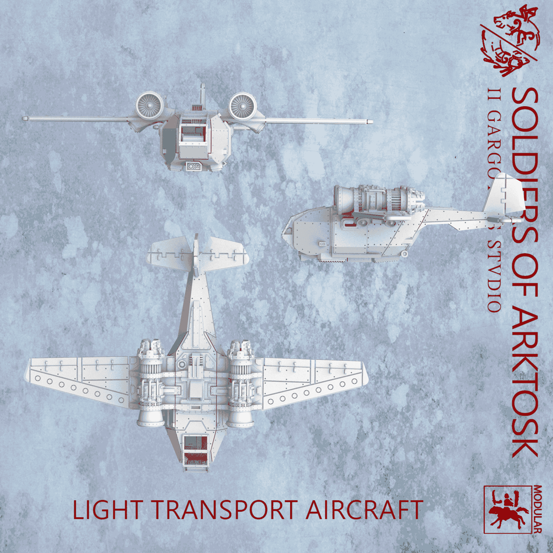 Soldiers of Arktosk Light Transport Aircraft | Buy Online from The Home Crafters