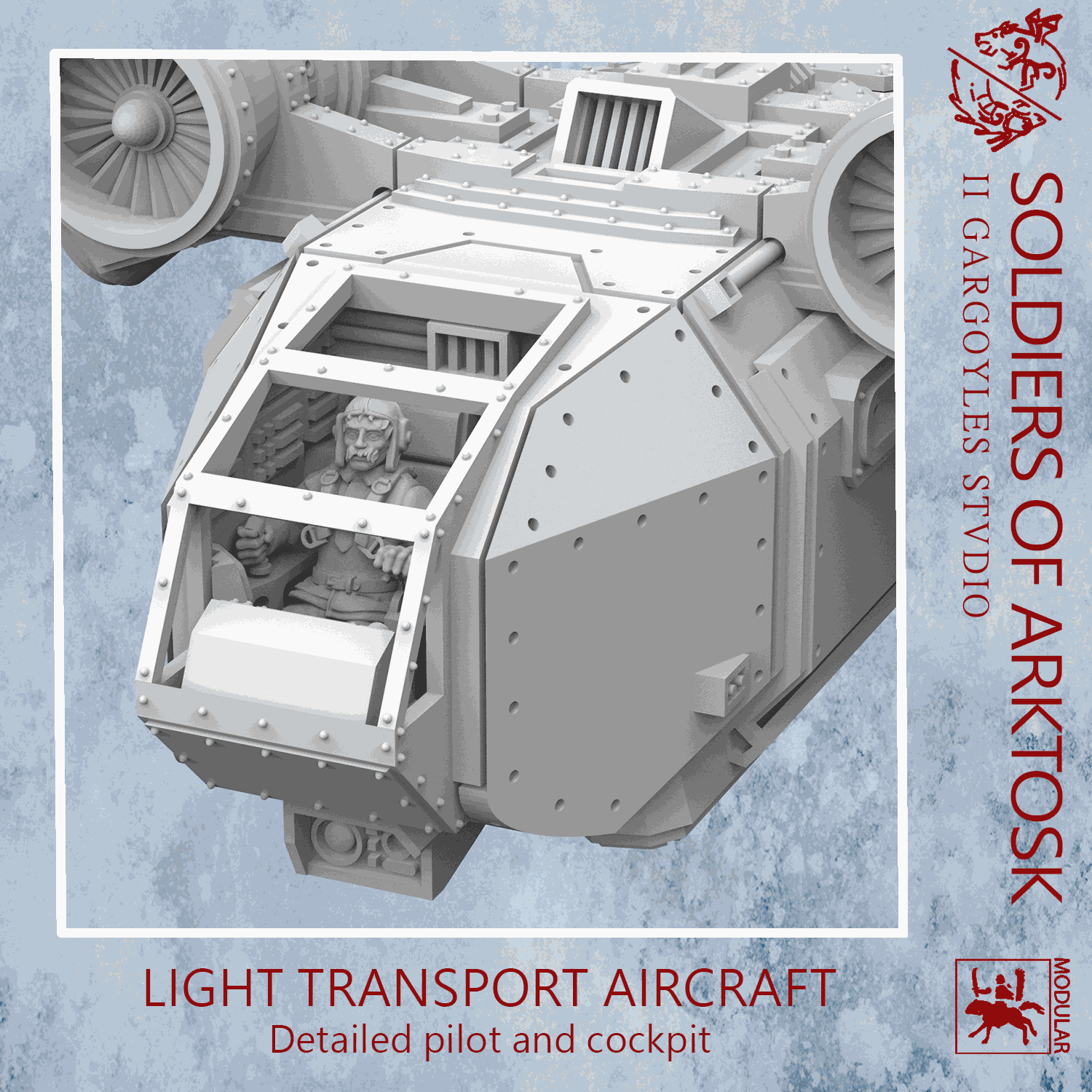 Soldiers of Arktosk Light Transport Aircraft | Buy Online from The Home Crafters