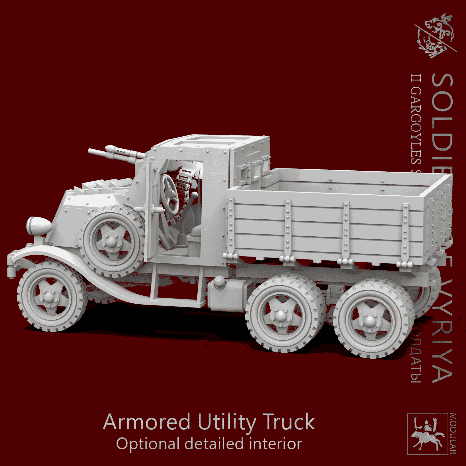 Soldiers of Vyriya Armoured Utility Truck | Buy Online from The Home Crafters