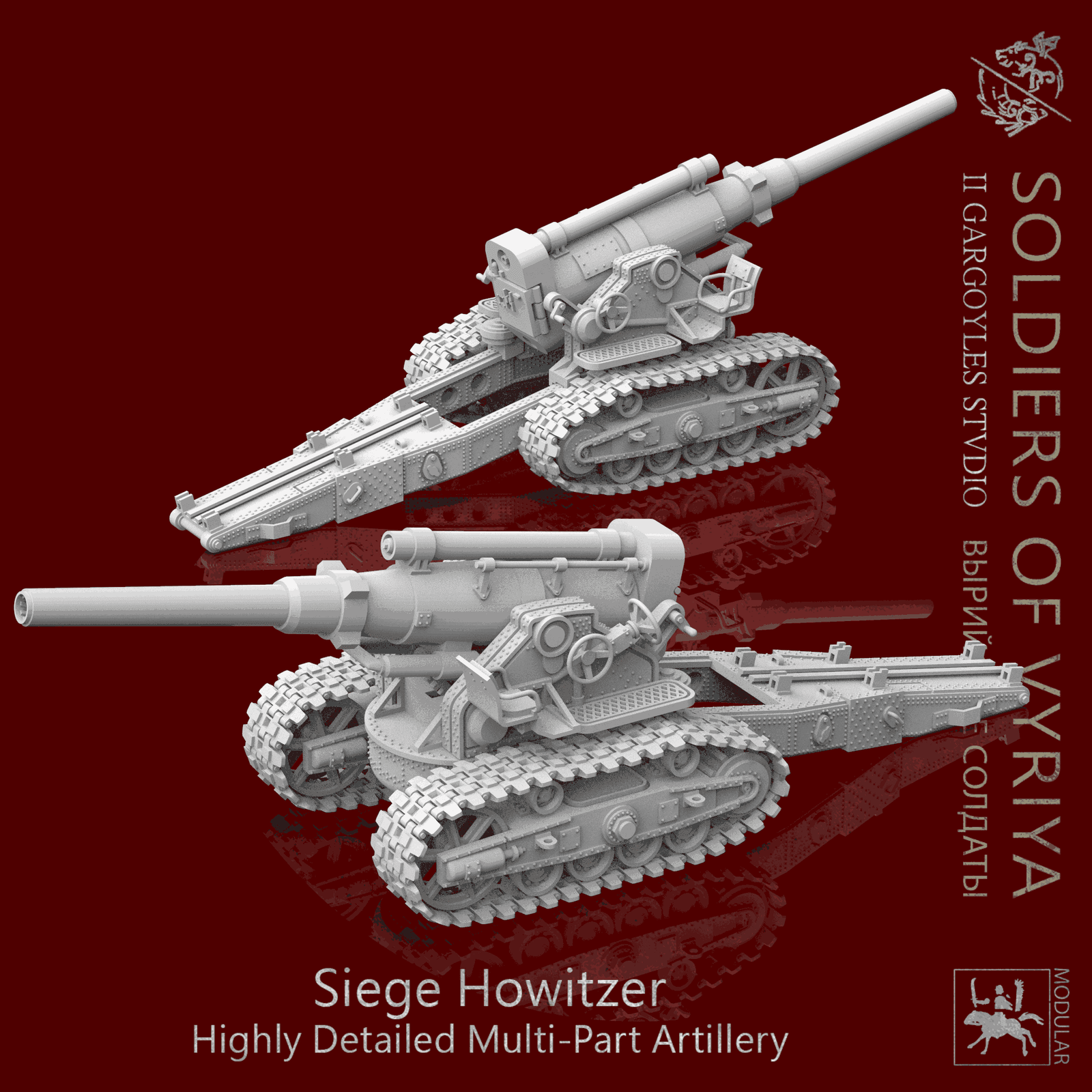 Soldiers of Vyriya Siege Howitzer | Wargaming Miniature | Buy Online from The Home Crafters
