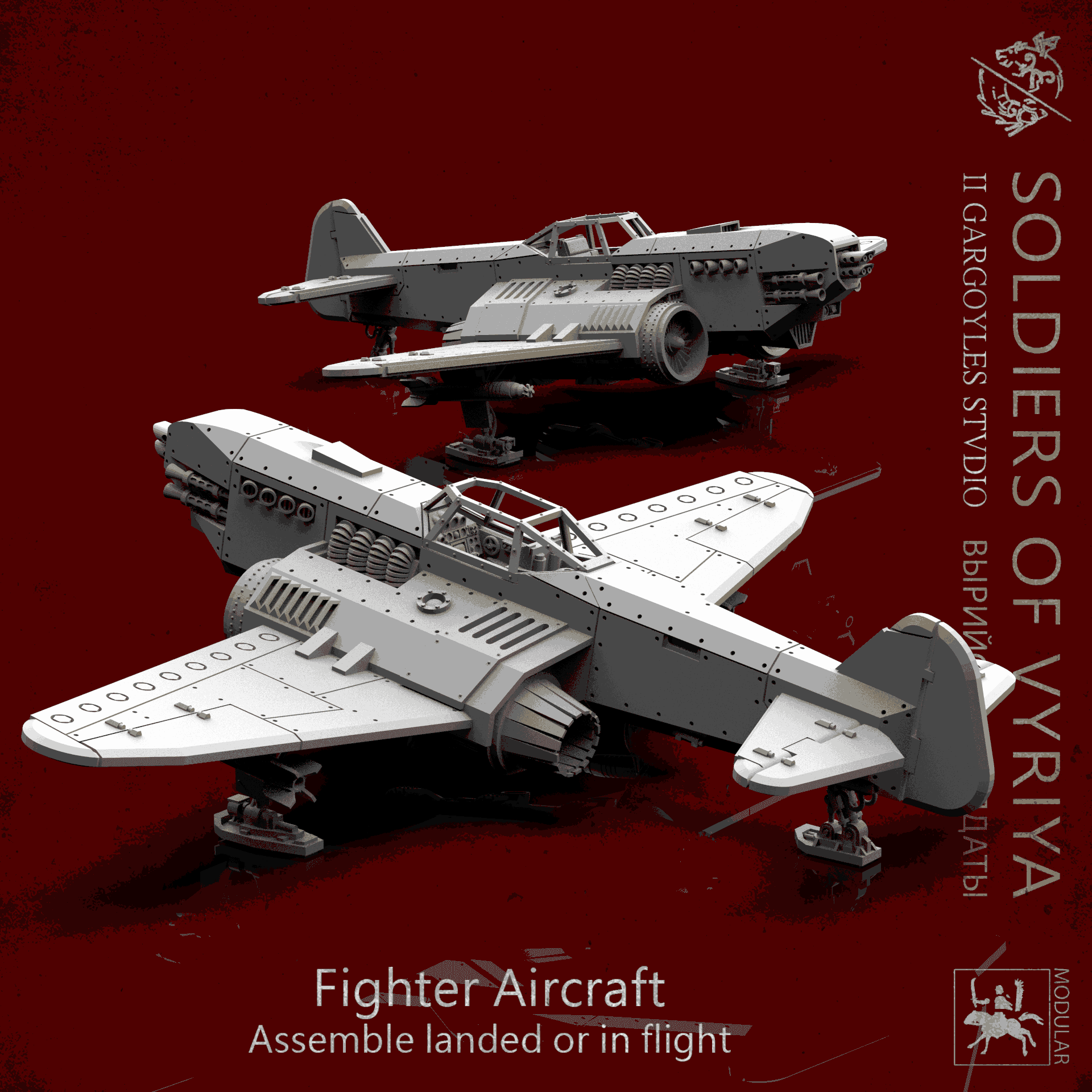 Soldiers of Vyriya Thunderbolt Fighter Aircraft | Buy Online from The Home Crafters