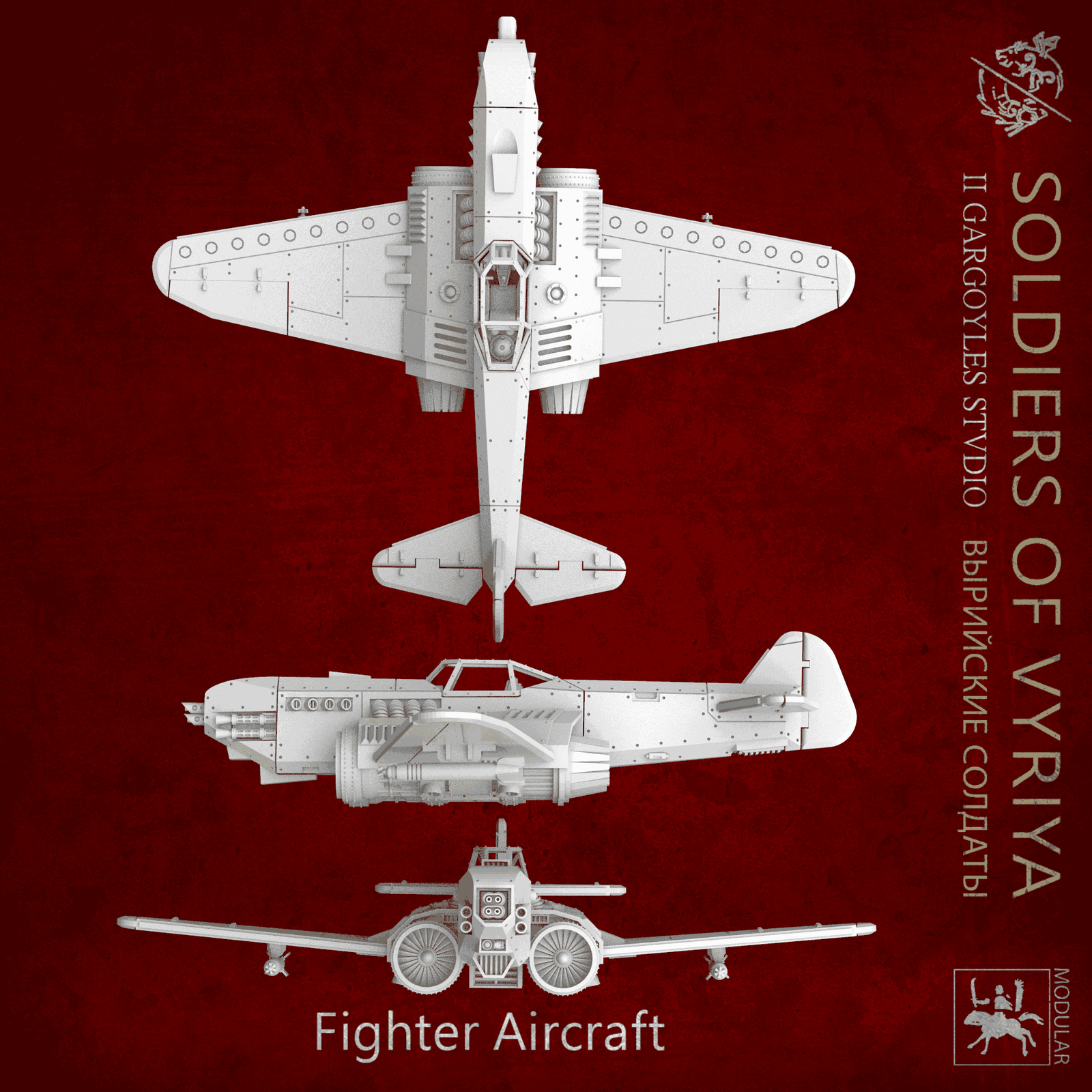 Soldiers of Vyriya Thunderbolt Fighter Aircraft | Buy Online from The Home Crafters