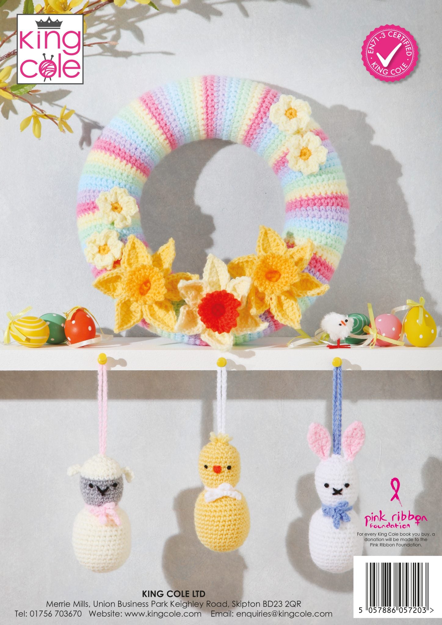 King Cole Springtime Crochet Book 1 | Buy Online from The Home Crafters