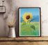 Sunflower Print – Bright Floral Wall Art | Buy Online from The Home Crafters