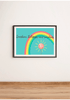 Sunshine Lollipops & Rainbows Wall Art Print | Buy Online from The Home Crafters